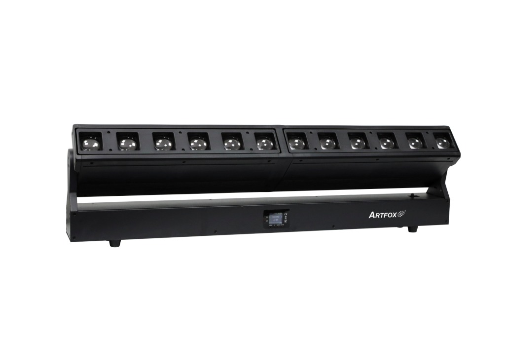 LED Moving Head:12x40w RGBW LEDs,4° - 45° linear zoom,  Pixel Tech